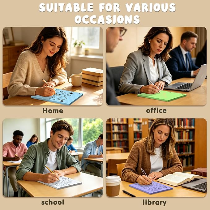 120 Sheets Colored 8x10.5 Inch Loose Leaf Paper, 6 Colored College Ruled 3 Hole Punched Notebook Paper, Color-Coded Note Taking for Students & Teachers, Office & School Supplies,20 Sheets Per Color