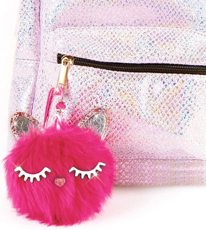 Make It Real DIY Cuddle Mob Kit - Create 4 Adorable Pom Pom Characters with 36 Pieces - All-in-One Arts & Crafts Set for Tweens & Girls - Fun, Skill-Building Craft for Kids Ages 8+ Creative Gift