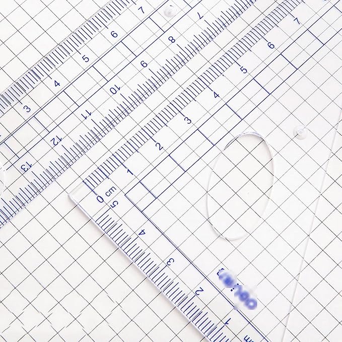Drawing Compass Drafting Tools Student Compass Compass Drawing Too Set Math Geometry Set Drawing Drawing Triangle Ruler Suitable for School Home and Office Math Ruler Kit