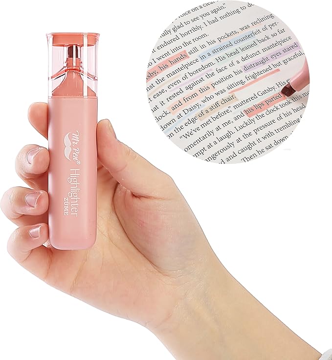 Mr. Pen- Aesthetic Highlighters, 6 Pack, Morandi Colors | Cute Highlighters Assorted Colors for Journaling, Highlighting, Underlining, Fast Dry, Back to School Supplies