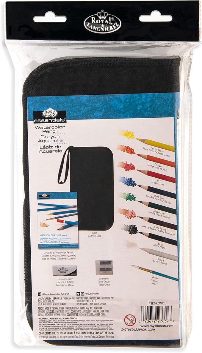 Royal & Langnickel WatercolorPencilSetKeepN'Carry, 13 Piece Set (Pack of 2)