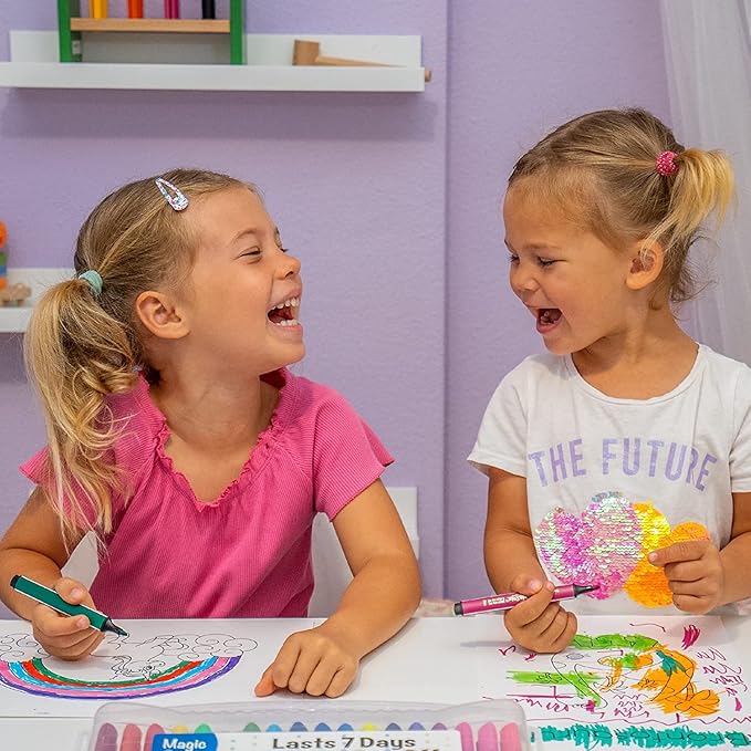 The Pencil Grip Magic Tri Stix Markers 12 colors TPG-395 Class Pack (Pack of 48)