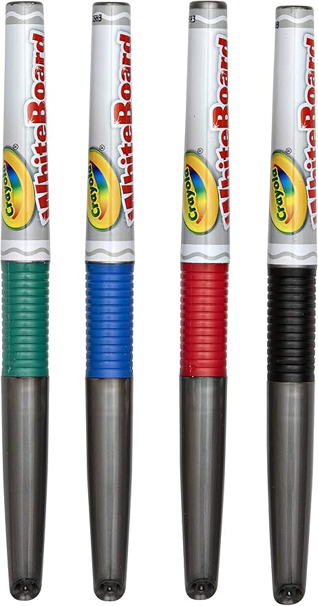 Crayola 4 Count Dry Erase Markers, Visimax FL