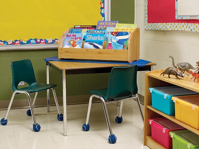 Bamboo Book Display Rack