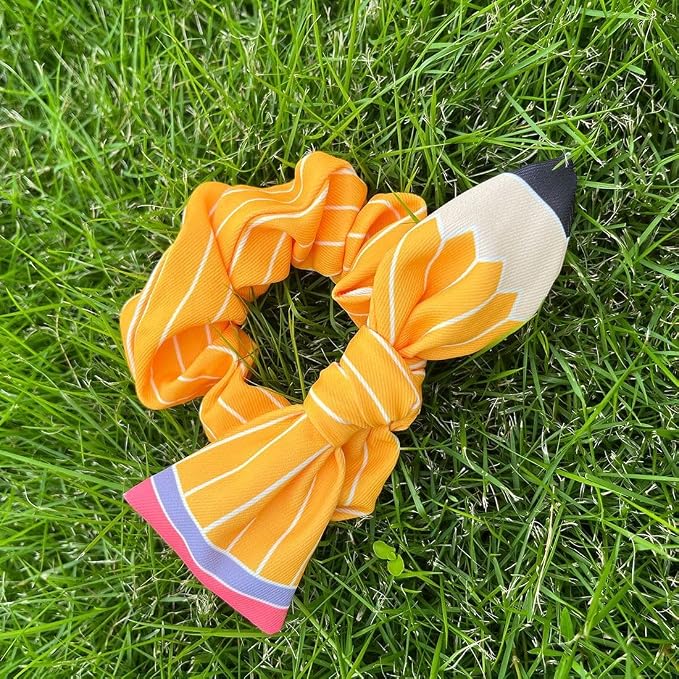 Teacher Outfits for Women, Back to School Teachers Gifts, First Day of School Teacher Supplies Hair Bows Headband Hair Clips Accessories, Pencil Hair Ties Hairband for Women