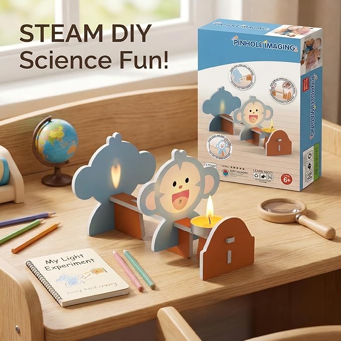 STEM Optical Experiment Kit - Pinhole Imaging Science Toy, Explore Light Linear Propagation Principle