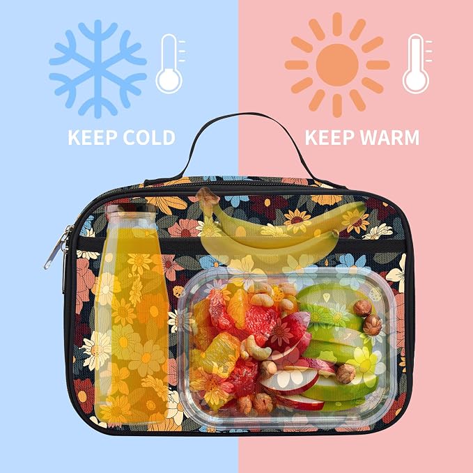 rickyh style Kids Insulated Lunch Box Thermal School Cooler hot Bag for Child