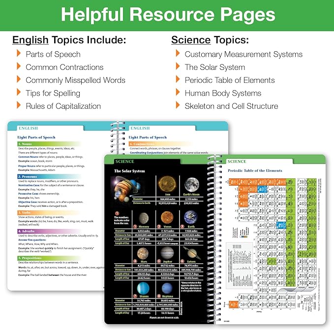 Global Datebooks 2026-2027 Middle & High School Student Planner 5.5" x 8.5" - Dated Weekly & Monthly Academic Planner with Ruler/Bookmark & Stickers, Ideal for Homework, Block Style, Rainbow Linen