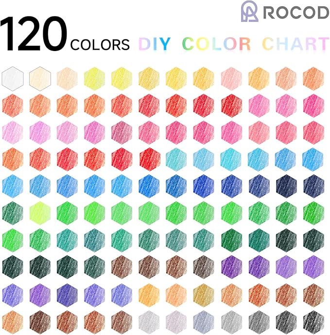 120 Colored Pencils for Adult Coloring Books, Drawing Coloring Pencils for kids, Soft Core Colored Pencil with Sharpener for Coloring, Drawing, Sketching
