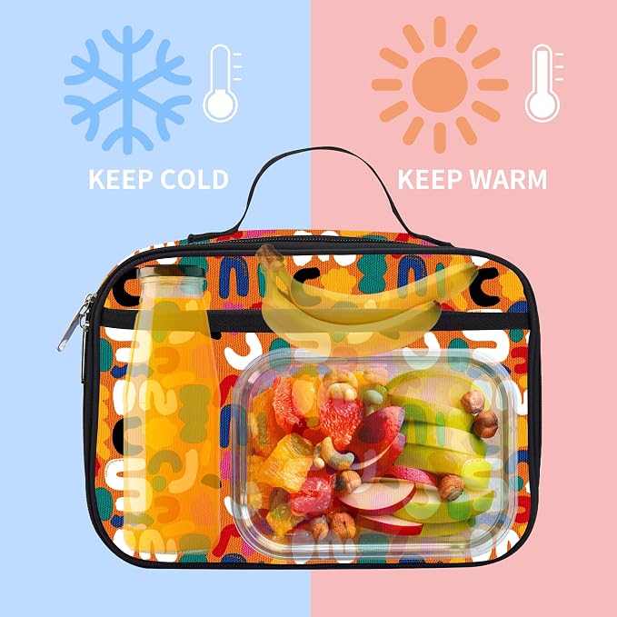 rickyh style Kids Insulated Lunch Box Thermal School Cooler hot Bag for Child