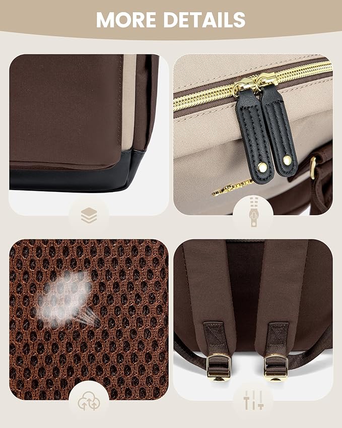 LOVEVOOK Travel Laptop Backpack Women, 17.3 Inch Anti-theft Laptop Bag with USB Port, Fashion Waterproof Computer Backpacks Teacher Nurse Backpack Purse for College Work