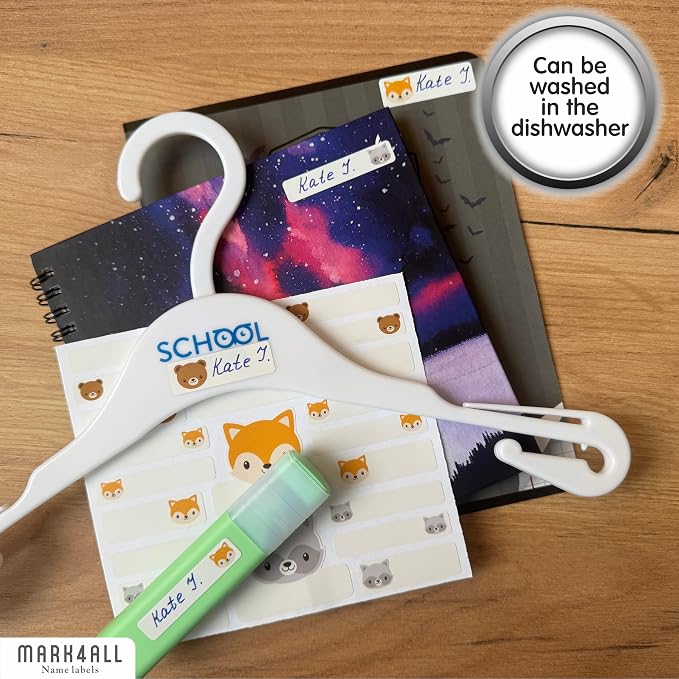 Fabric Labels For Clothes Washable, Daycare Labels Tags Clothing Kids Waterproof For Camp Name Tags, Personalized All Purpose Children Labeling Toddler Name Cloth For School Supplies Kid Baby Stickers