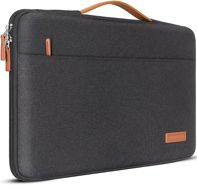 DOMISO 360 Protective Laptop Case 16 inch, 16 inch Laptop Sleeve Compatible with Mac Book Pro 16, Waterproof Computer Cases Bag with Handle,Black