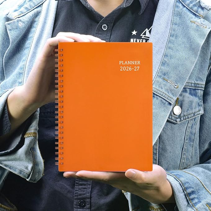 Planner 2026-2027 - Academic Planner 2026-2027,Planner Weekly and Monthly with Tabs, JULY 2026 - JUNE 2027, 6.25" × 8.3", Strong Twin-Wire Binding