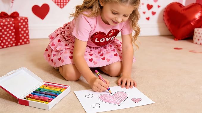 Little Girls Skirt Set - 2 Piece Short Sleeve Top Shirred Tiered Skirt Outfit Girls Spring Summer Clothes 3-8 Years