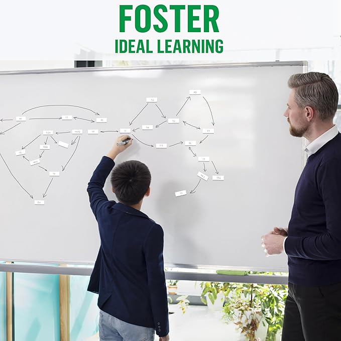 50 Pack Dry Erase Magnetic Labels 3.2x1.2 in - Magnetic Name Tags for Classroom Lockers School Bus - Classroom Magnets for Names Magnet Labels for Whiteboard Magnet Name Plates for Classrooms Blanked