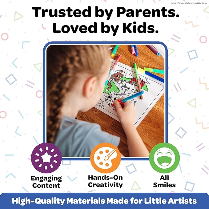 Bendon Official Bluey Imagine Ink Coloring Book Set 2 Pack with Mess-Free Markers, 16 Pages, 6 Magic Ink Markers, Built-in Storage Case, Travel Gift for Kids Ages 3+