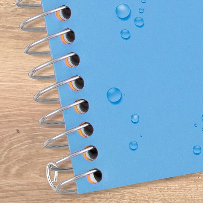Five Star Small Spiral Notebook, 5 Subject, College Ruled Paper, 180 Sheets, 9-1/2" x 6", Color Will Vary, 1 Count (06184)