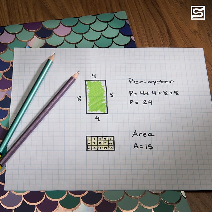 Bienfang Designer Grid Graph Paper Pad, 10x10 Cross Section, 8.5 x 11 Inches, 50 Sheets