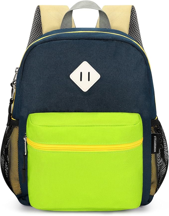STEAMEDBUN Toddler Backpack for Boys 2-4,Kindergarten Backpack for Boys,Preschool Backpack,Mini