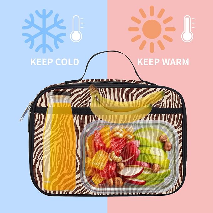 rickyh style Kids Insulated Lunch Box Thermal School Cooler hot Bag for Child