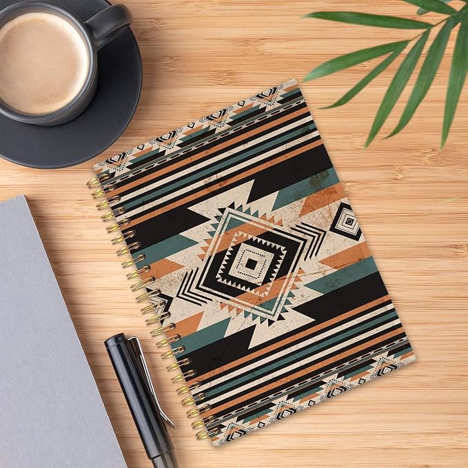 UTELKA Aztec Western Journal Notebook, Western Office Supplies, 5.5x8.3