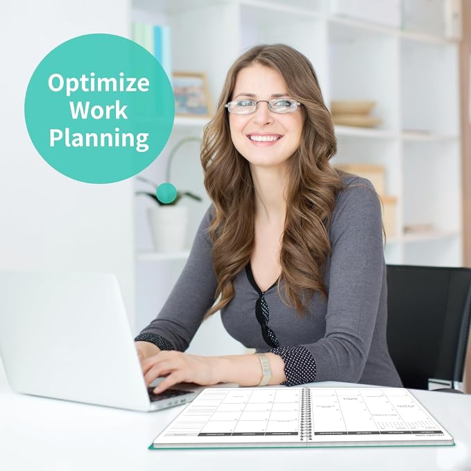 Monthly Planner 2026-2027, 2026 Calendar 24 Months Planner, Jan 2026 - Dec 2027, 8.6" x 11", Academic Calendar Hard PVC Cover with Spiral Bound, Perfect for School & Office for Women & Men