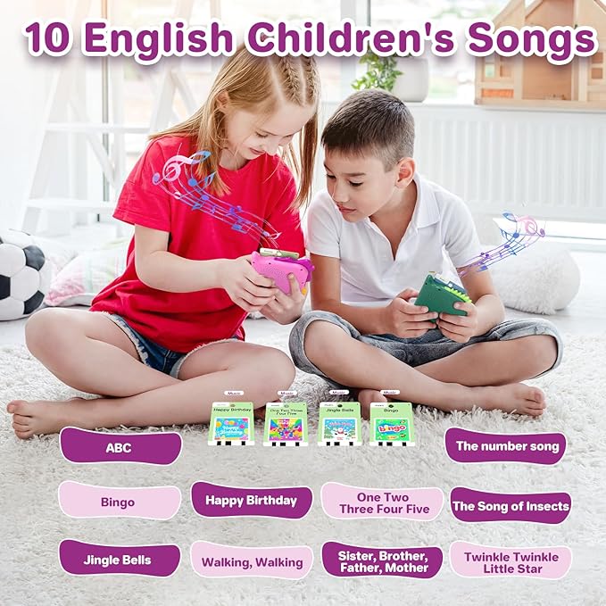 Talking Flash Cards for Toddlers 1 2 3 4 5 6 Year Olds, 420 Sight Words, Montessori Toys to Learning, Pocket Speech Therapy Toys for Toddlers, Sensory Preschool Educational Birthday