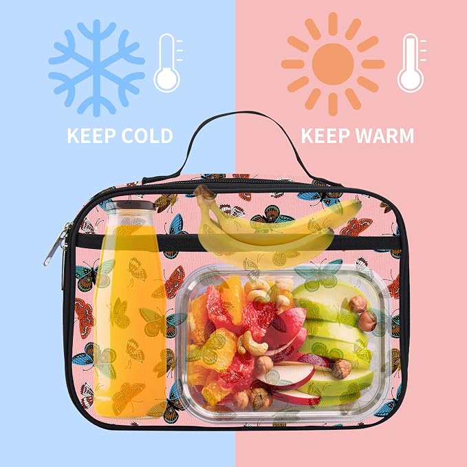 rickyh style Kids Insulated Lunch Box Thermal School Cooler hot Bag for Child