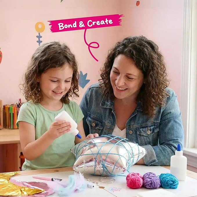 Klever Kits 3D String Art Kit for Kids, Light Up String Light Toy with 30 Multi-Colored LED Bulbs, Arts and Crafts Set, Birthday Gifts for Girls and Boys Ages 8+