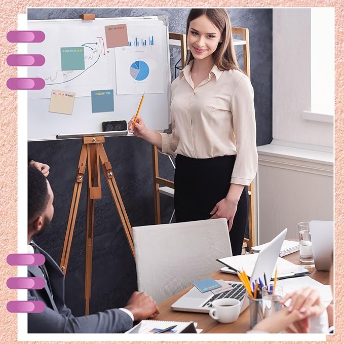 Yinder 24 Pcs Inspirational Sticky Notes Cute Motivational Sticky Notes Pad End of Year Employee Appreciation Gifts Bulk for Teacher Nurse Coworkers Office Supplies 3 x 3''(Motivational,Morandi Color)