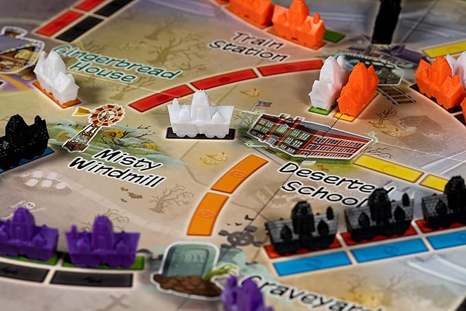 Ticket to Ride Ghost Train Board Game Themed Strategy Fun Family Adventure for Adults and Kids Ages 6+ 2-4 Players Average Playtime 15-30 Minutes Made by Days of Wonder, Multicolor (DOW720035)