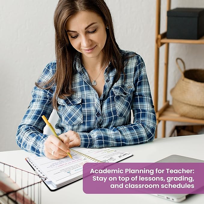 Planner 2026–2027, Academic Monthly Weekly Spiral Calendar, July 2026 – June 2027, Hardcover Agenda Notebook with Tabs, 6.3" x 8.5", Perfect for Students, Teachers, School & Daily Planning - Color Drift