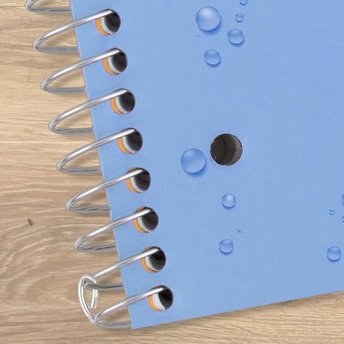 Five Star Spiral Notebook + Study App, 3 Subject, College Ruled Paper, 8.5" x 11", 150 Sheets, Blue (Color May Vary) (820003NH0)