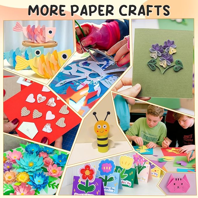 8.5" X 11" Colored Cardstock, 25 Colored Construction Paper Card Making Supplies, 180gsm/65lb Cardstock Printing Paper for Printer, Invitations, Scrapbooking, Diy Crafts, Decoration (25 Sheets)