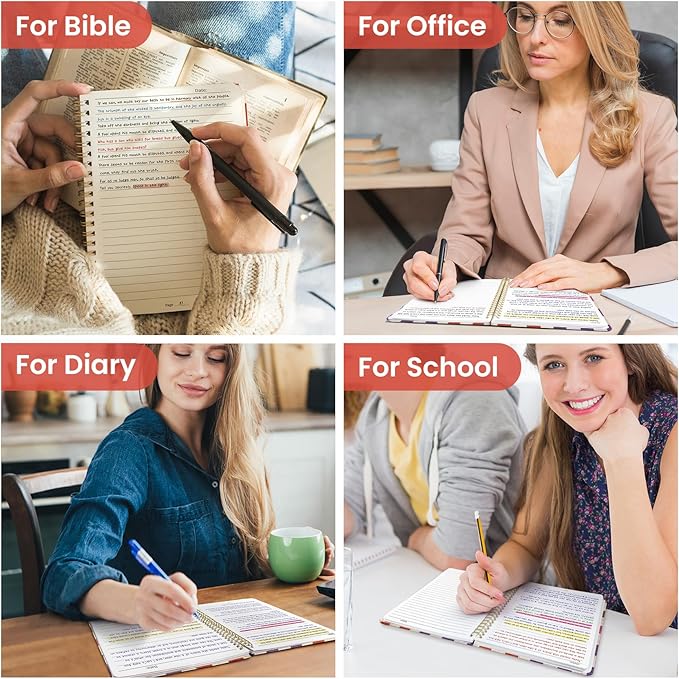 Taja Lined Spiral Notebook Journal for Women A5(5.8" × 8.3"), Cute Hardcover Notebook for Work, School & Note Taking, Pretty College Ruled Journal for Writing, 140 Pages, Checkered