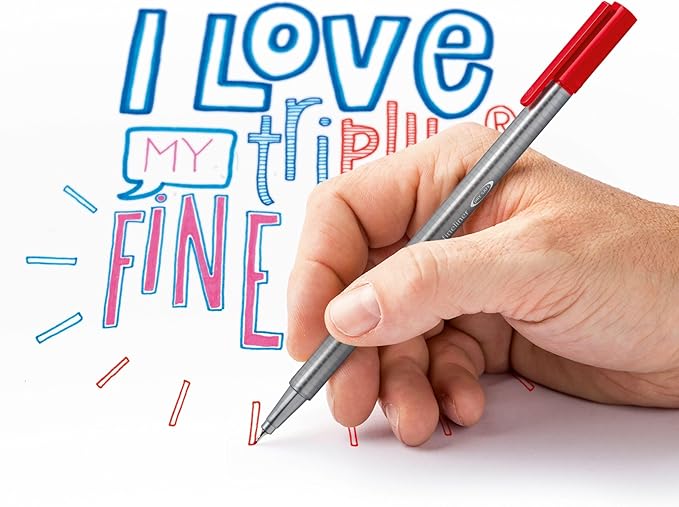 STAEDTLER Fineliner triplus Writing Pens - 48 Count Fiber Tip Pens