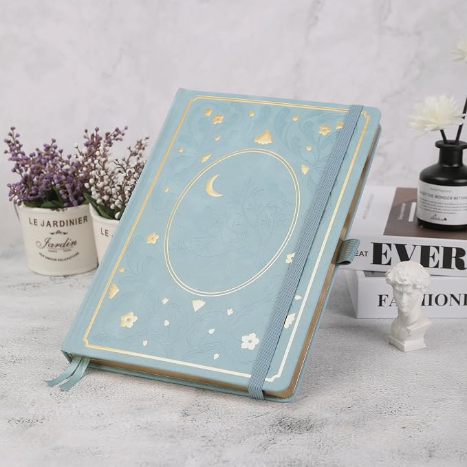 TIEFOSSI B5 Dotted Journal, 160 GSM Dot Grid Notebook for Women Men