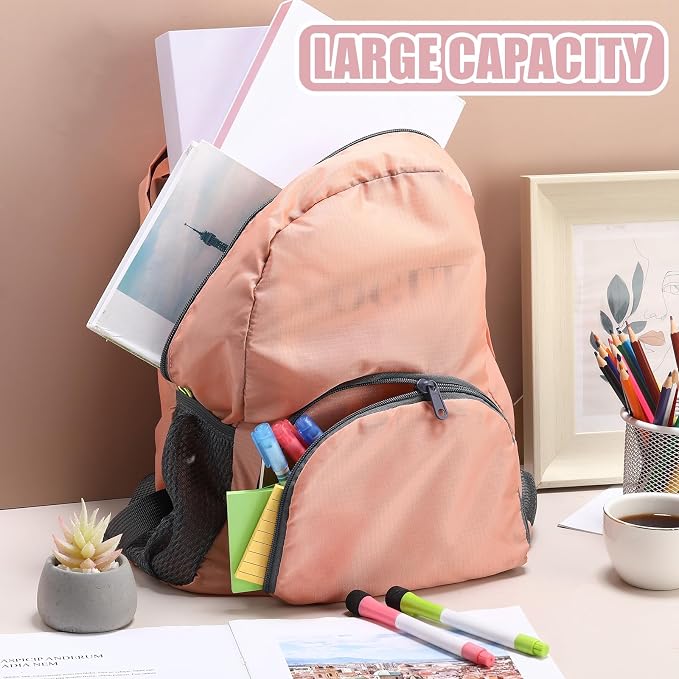 Jexine 10 Pcs Backpacks Bulk 16.5 Inches Lightweight Travel,Soft Neutrals | Basic Book Bags for School Outdoor, Foldable Storage, Ideal Students Adults Commuters, Bulk Backpack Set for Teams