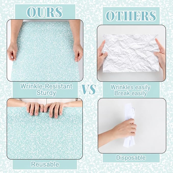 Green Composition Bulletin Board Roll Non-Woven Fabric Poster 15.7" x12ft