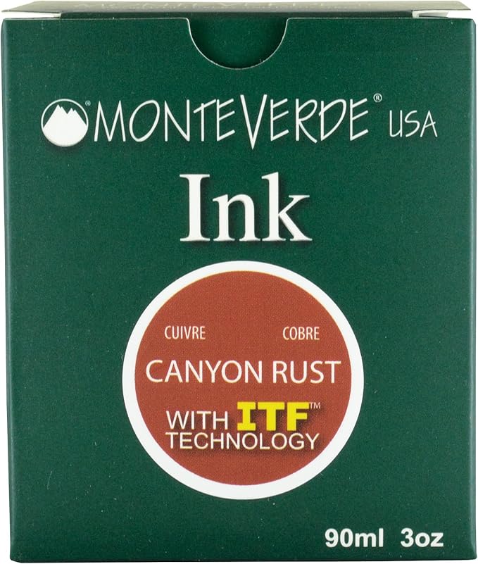 Monteverde USA Ink with ITF Technology, 90 ml Canyon Rust (G308CP)