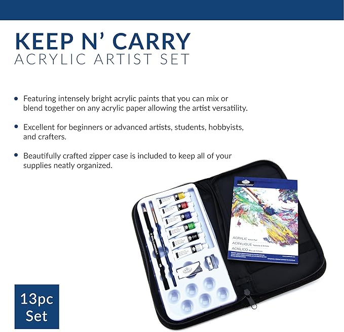 Keep N' Carry Artist Set, Acrylic Paint