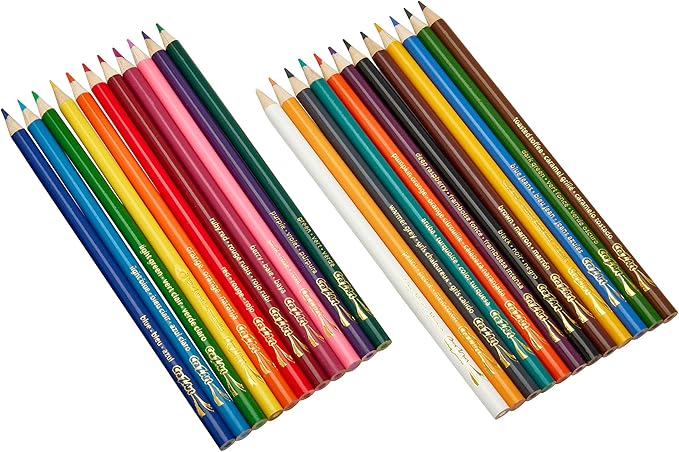 Cra-Z-art Colored Pencils, 24 Count, Back to School Supplies, Arts & Crafts, Gift for Kids