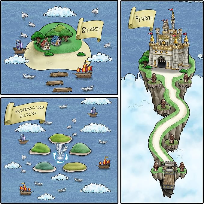 Mathemagical World - Addition & Subtraction Math Board Game for Kids, 2-4 players, Ages 5+ and Perfect for Homeschool, Kindergarten, Pre-k, and Gifted & Talented Prep