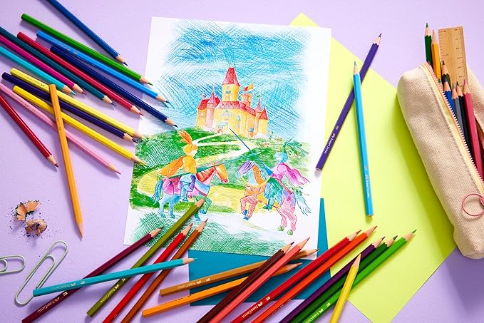 Faber-Castell Classic Colored Pencils Tin Set, 48 Vibrant Colors In Sturdy Metal Case | Spring Craft Supplies