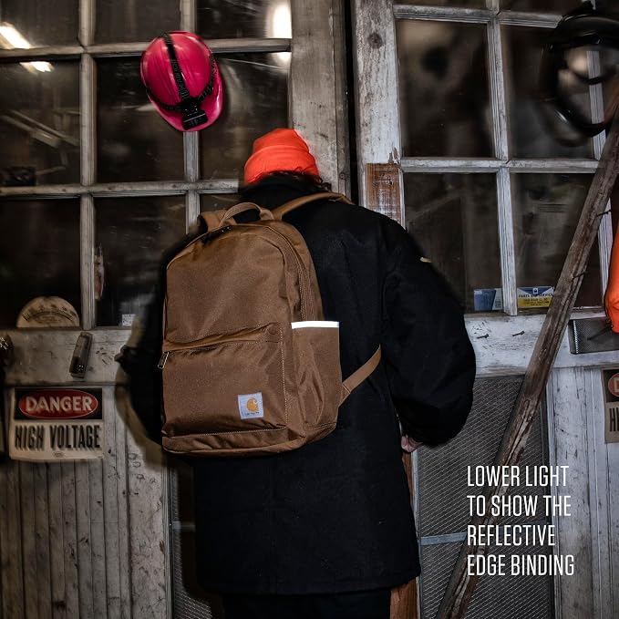 Carhartt Classic 21L Backpack Pink Glow | Classic Laptop, Water-Resistant Pack with 15 Laptop Sleeve and Organizational Compartments, Mossy Oak Bottomlands