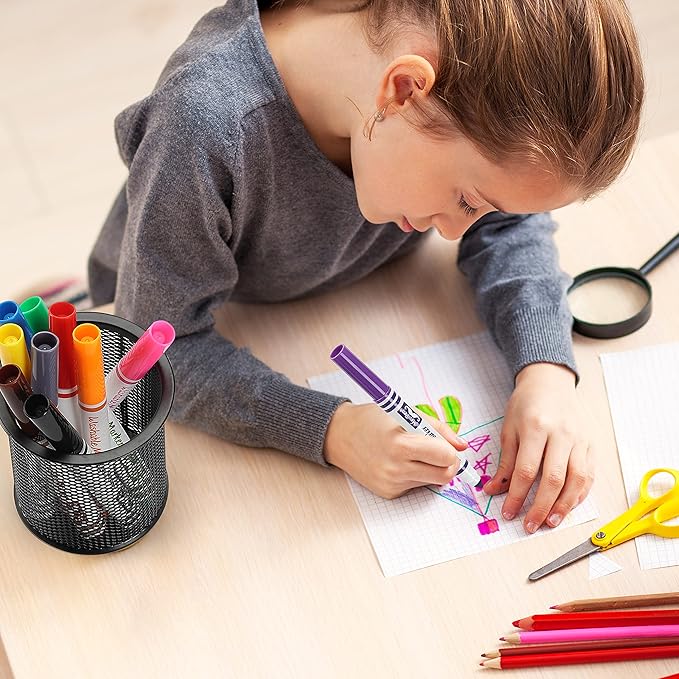 Mr. Pen- Washable Markers, 10 Pack, Assorted Colors, Broad Line, Kids Washable Markers Washable Markers for Kids markers, Fine Tip Markers, Color Markers, Washable Marker Sets, Kid Markers