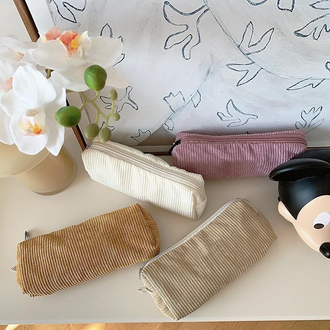 Cute Pencil Case Aesthetic Student Pencil Pouch Coin Pen Pouch Cosmetic Bag Office Stationery Organizer For Kids Teen School