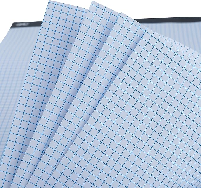 Mr. Pen- Graph Paper, 2 Pack of 22 Sheets, 17"x11", 5x5 (5 Squares per inch), Graphing Paper
