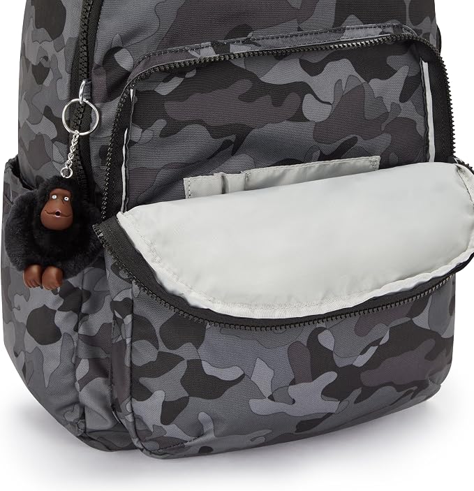 Kipling Women's Seoul 15" Laptop Backpack, Durable, Roomy with Padded Shoulder Straps, Built-In Protective Sleeve